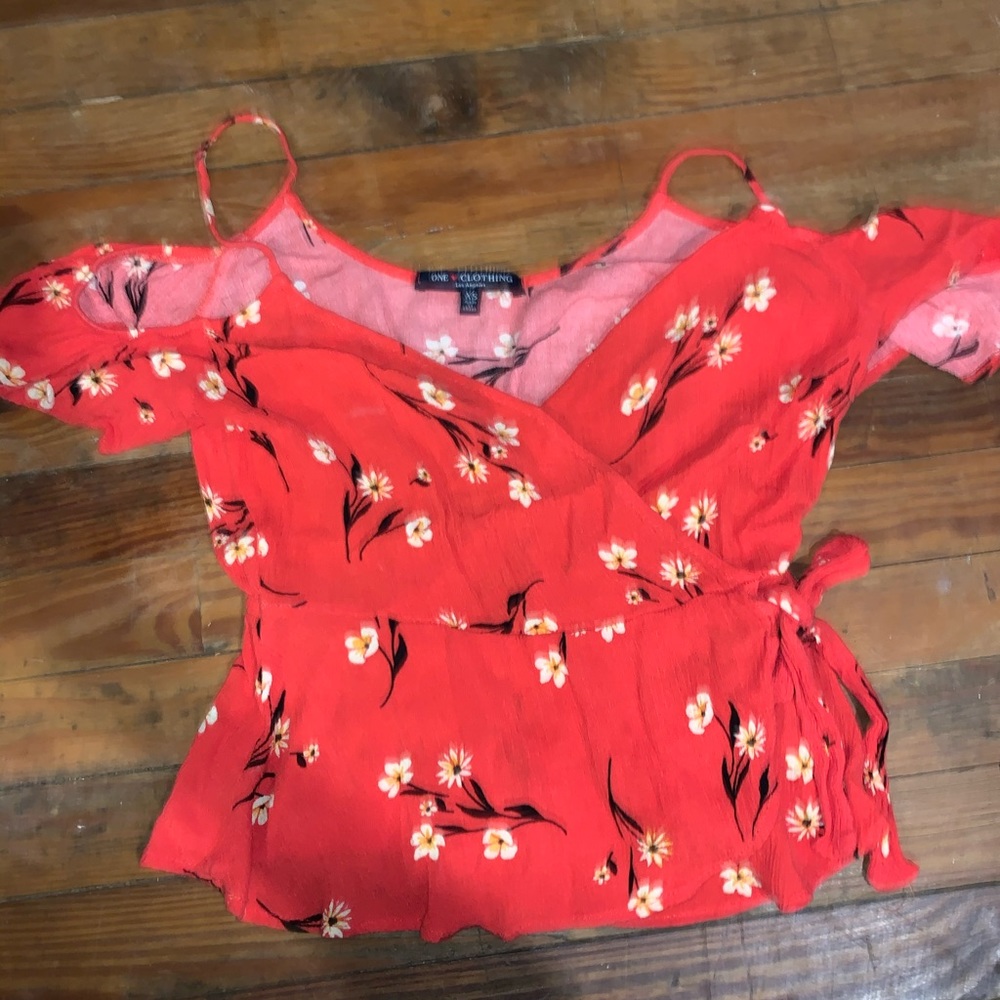 Floral too size XS